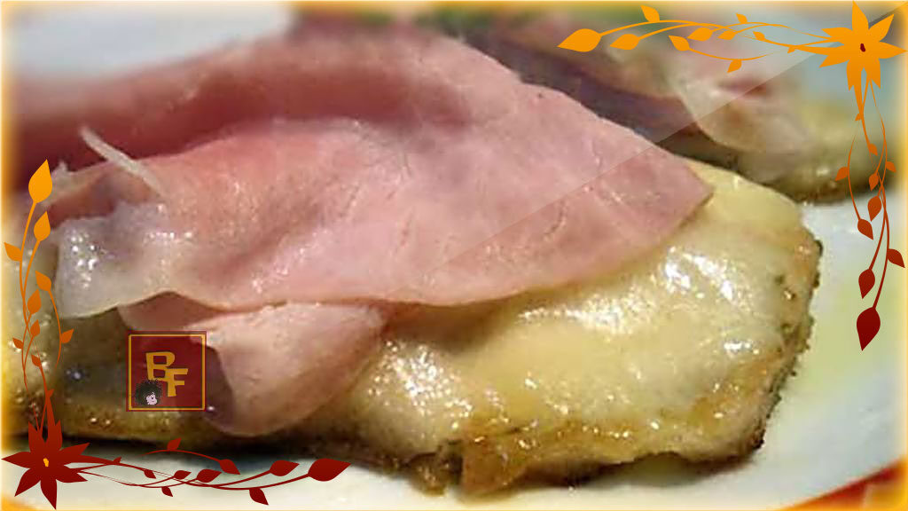 Scaloppine di tacchino con cotto e provola