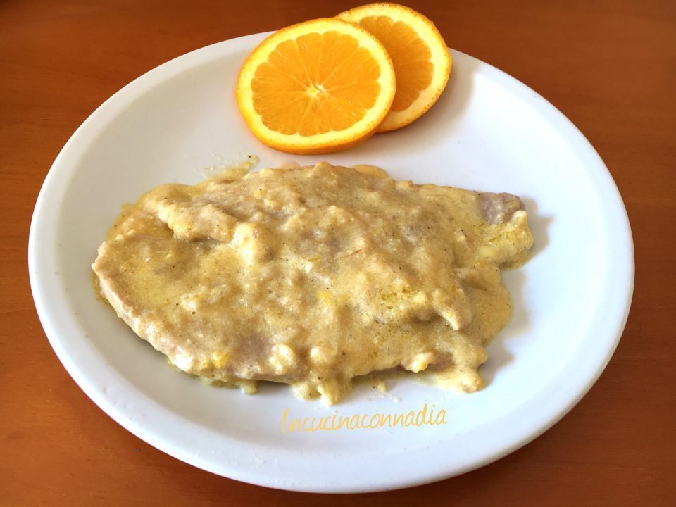 Scaloppine di vitello all’arancia