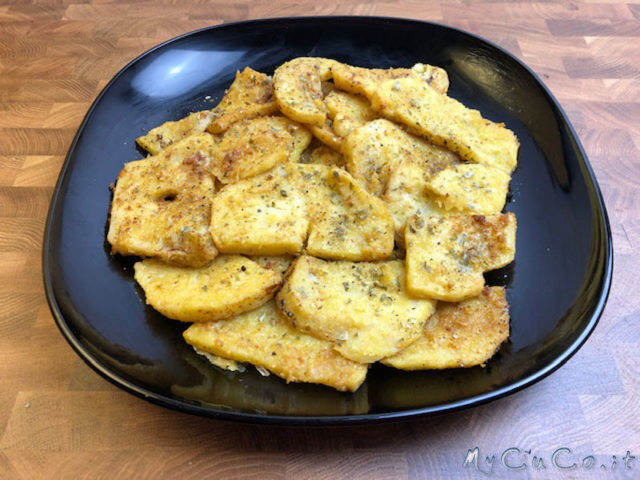 Scaloppine vegane e senza glutine di sedano rapa con il companion