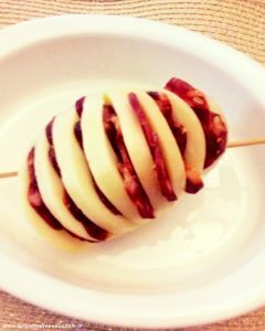 Scamorza e salame al forno