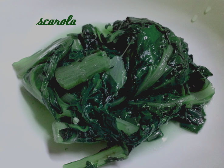 Scarola verura bollita