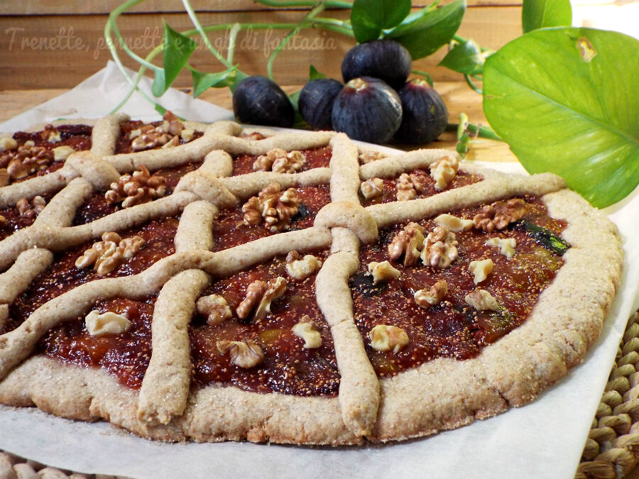 Schiaccia settembrina con marmellata di fichi e noci