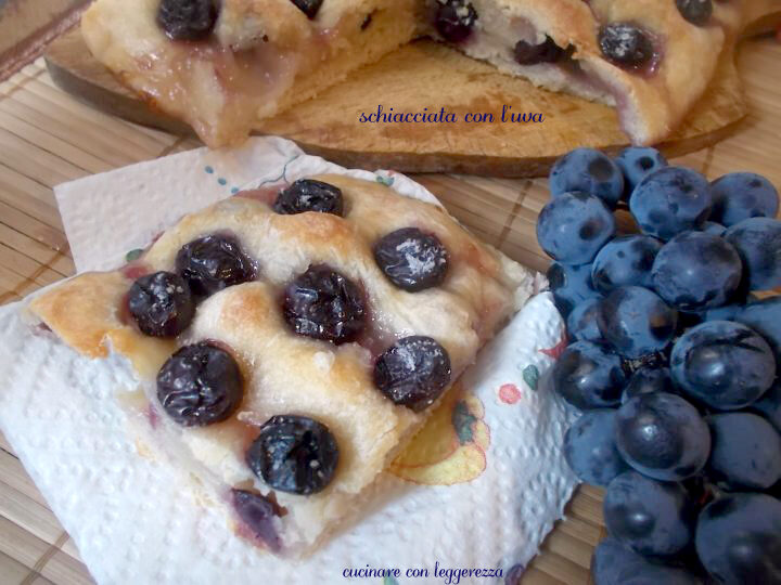 Schiacciata con l’uva – lievito madre