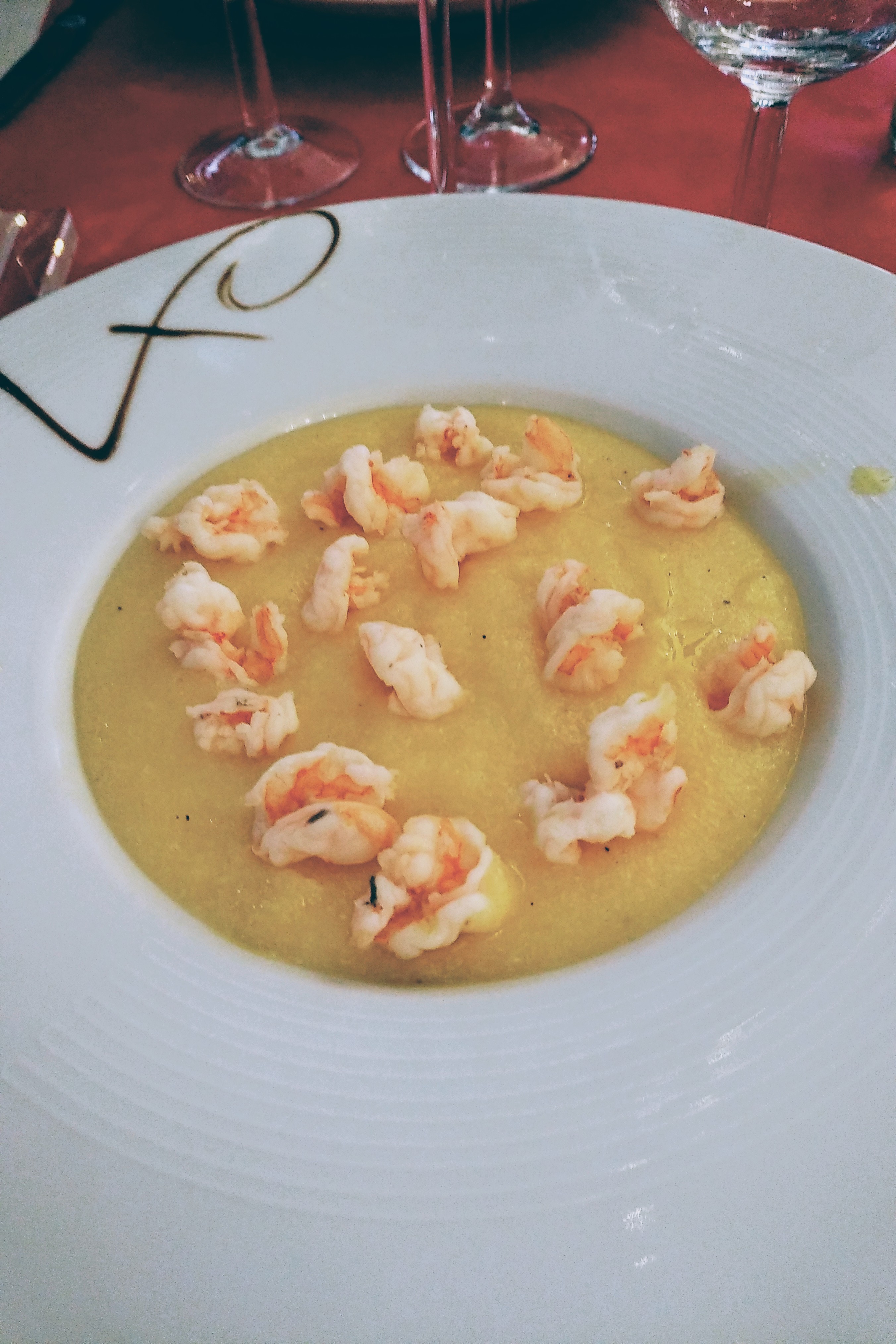 Schie con polenta bianca