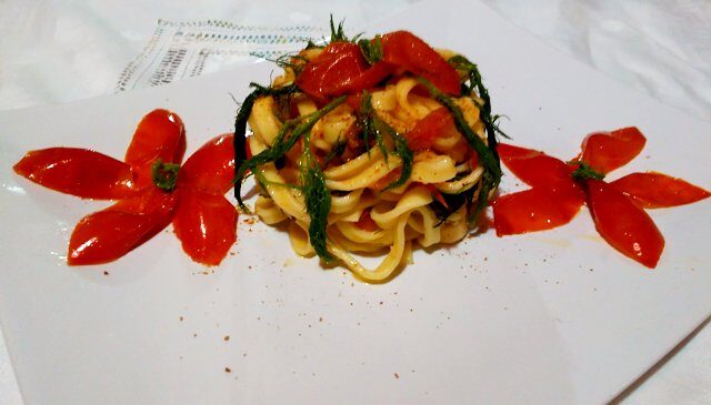 Scialatielli caserecci bottarga e finocchietto