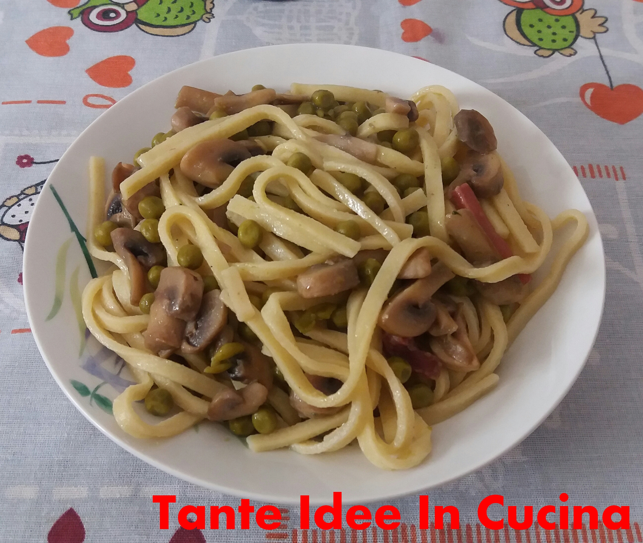 Scialatielli funghi & piselli