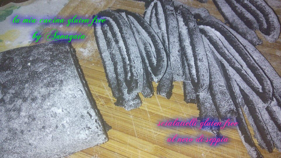Scialatielli gluten free al nero di seppia