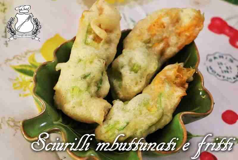 Sciurilli mbuttunati e fritti