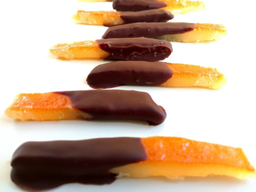Scorze d’arancia candite al cioccolato