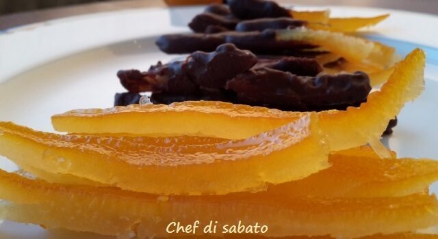Scorze di arance candite