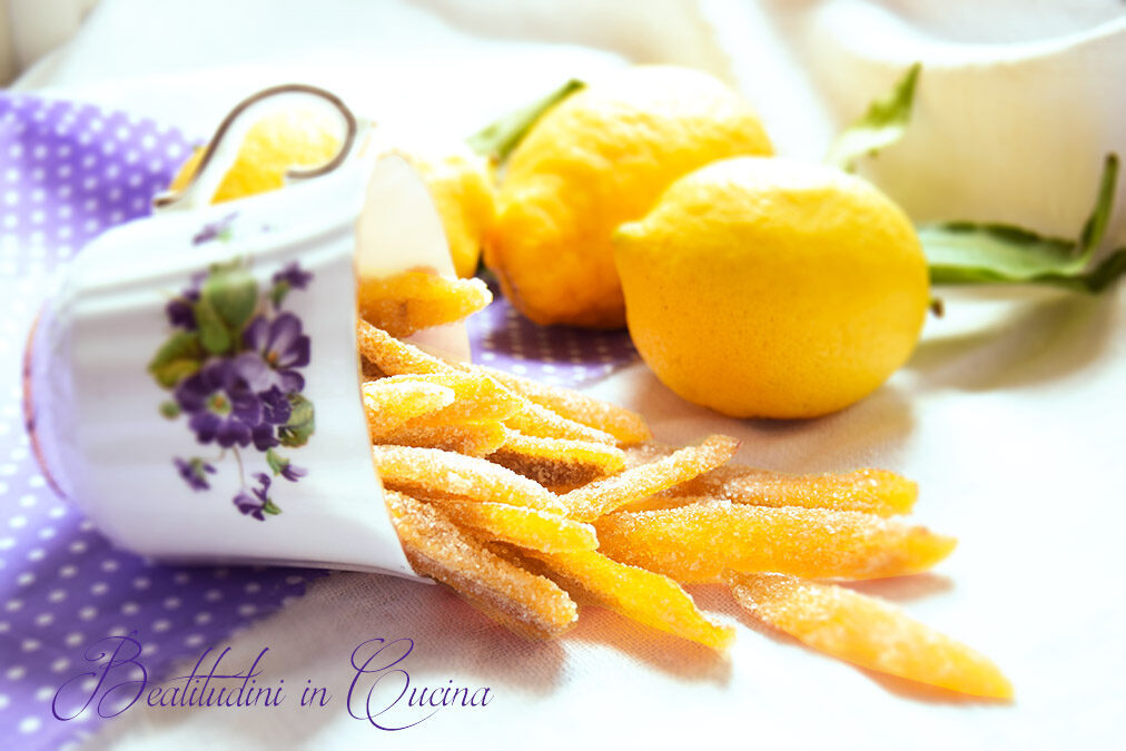 Scorze di limone candite