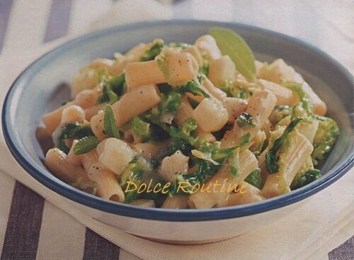 Sedani con verza e taleggio