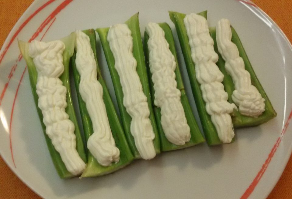 Sedani croccanti e cremosi