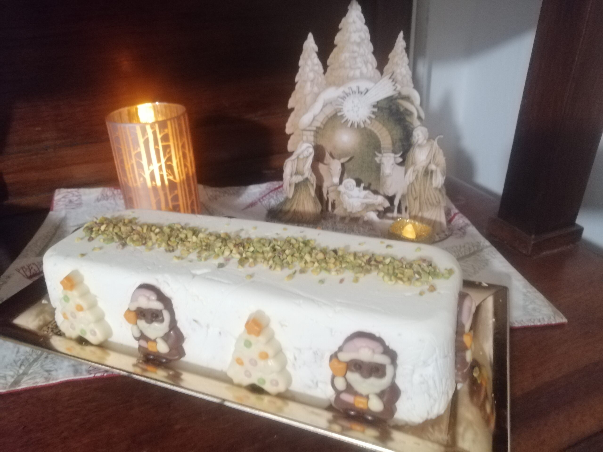 Semifreddo al torroncino senza uova