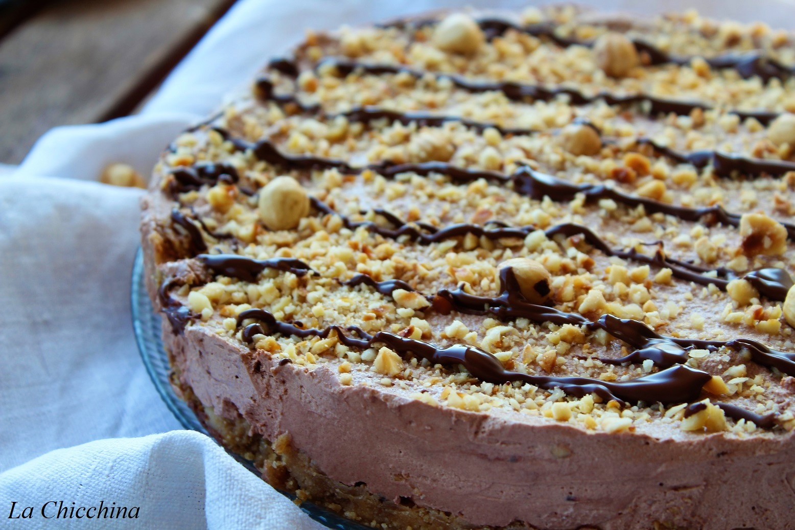 Semifreddo alla crema di nocciole, ricotta e panna