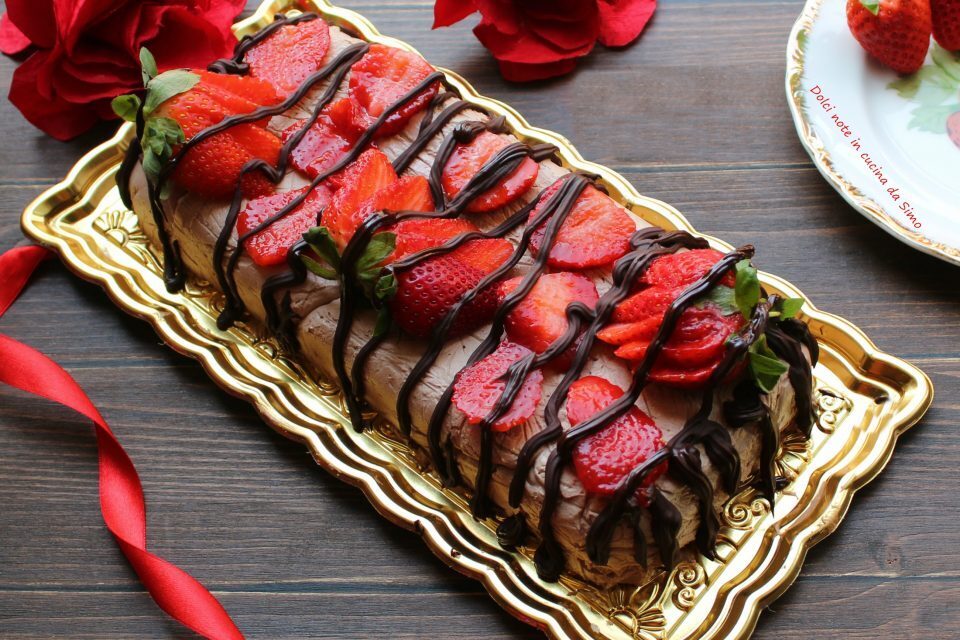 Semifreddo alla nutella e fragole