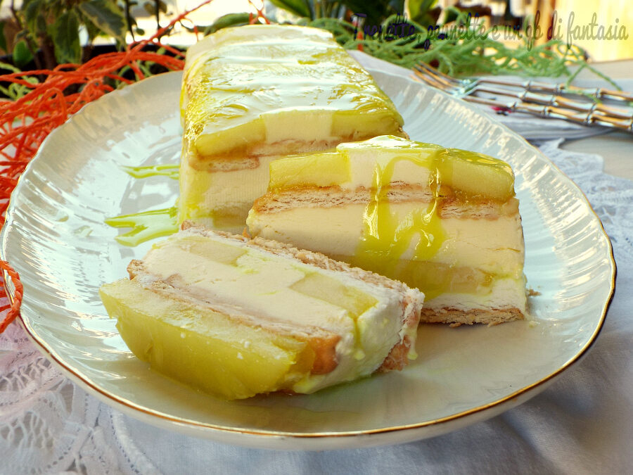 Semifreddo ananas mascarpone e limocello