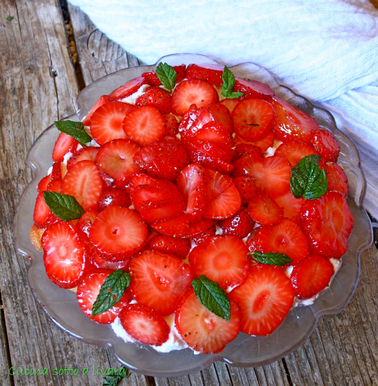 Semifreddo con fragole