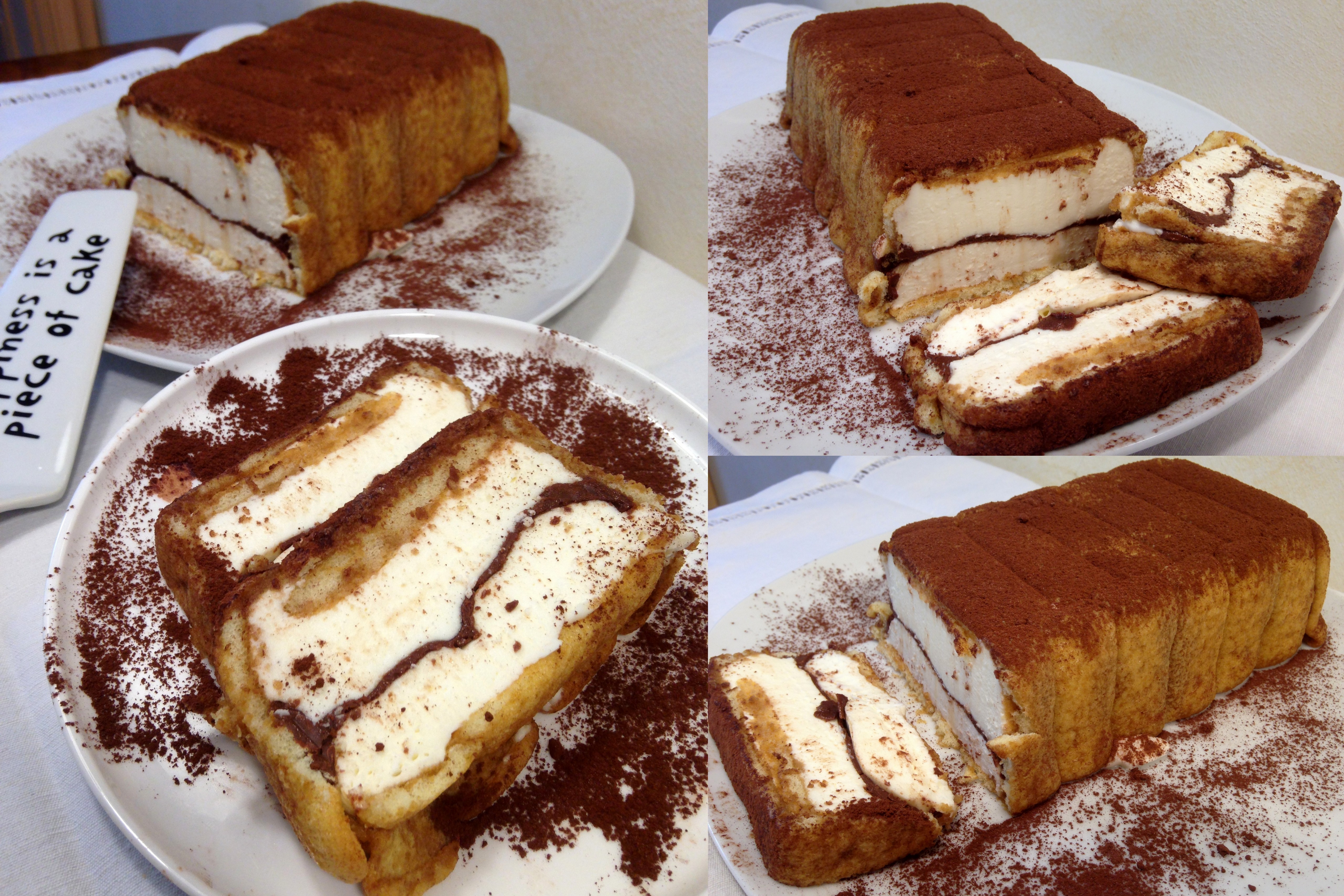 Semifreddo con pavesini panna e nutella senza cottura