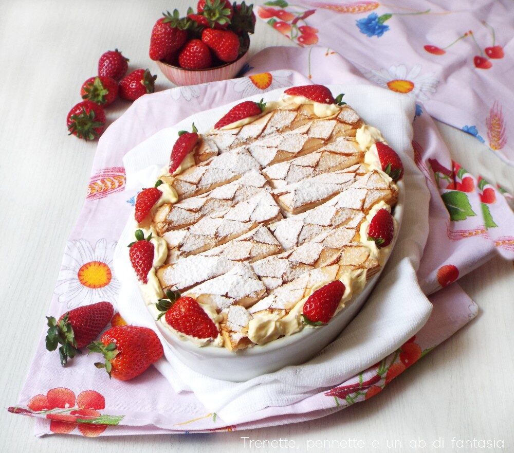 Semifreddo di sfogliatine alle fragole