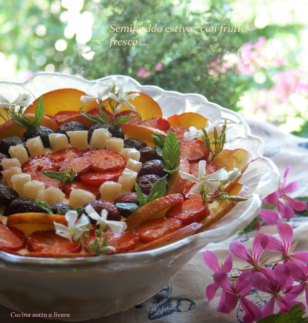 Semifreddo estivo con frutta fresca …