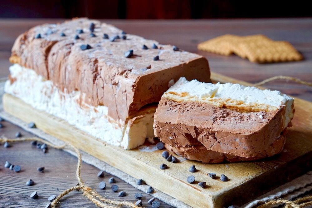 Semifreddo panna e cioccolato
