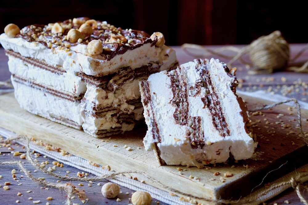 Semifreddo wafer e nutella