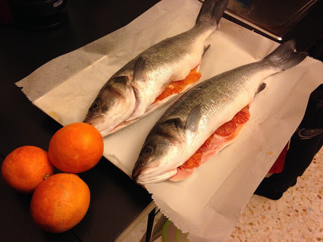 Senza bimby, branzino super semplice e veloce al forno con arancia