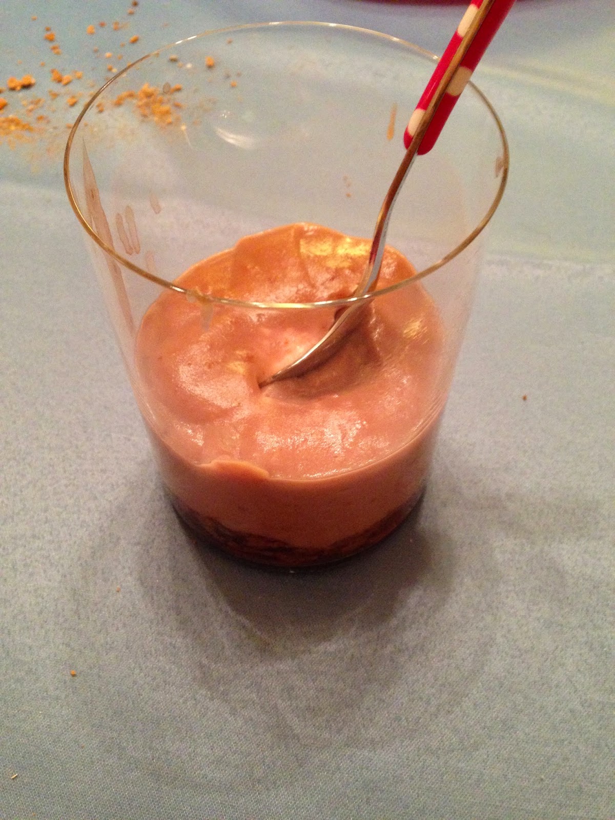Senza Bimby, “Budino” all’Amaretto con Biscotti alla Cannella e al Cocco