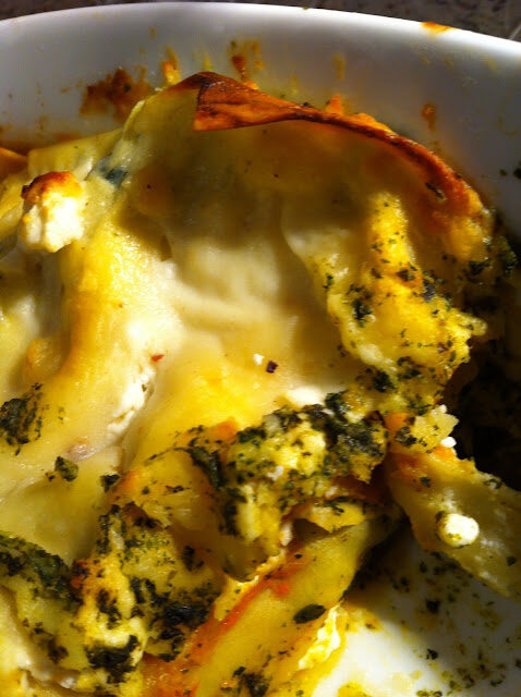 Senza bimby, lasagne zucca e spinaci
