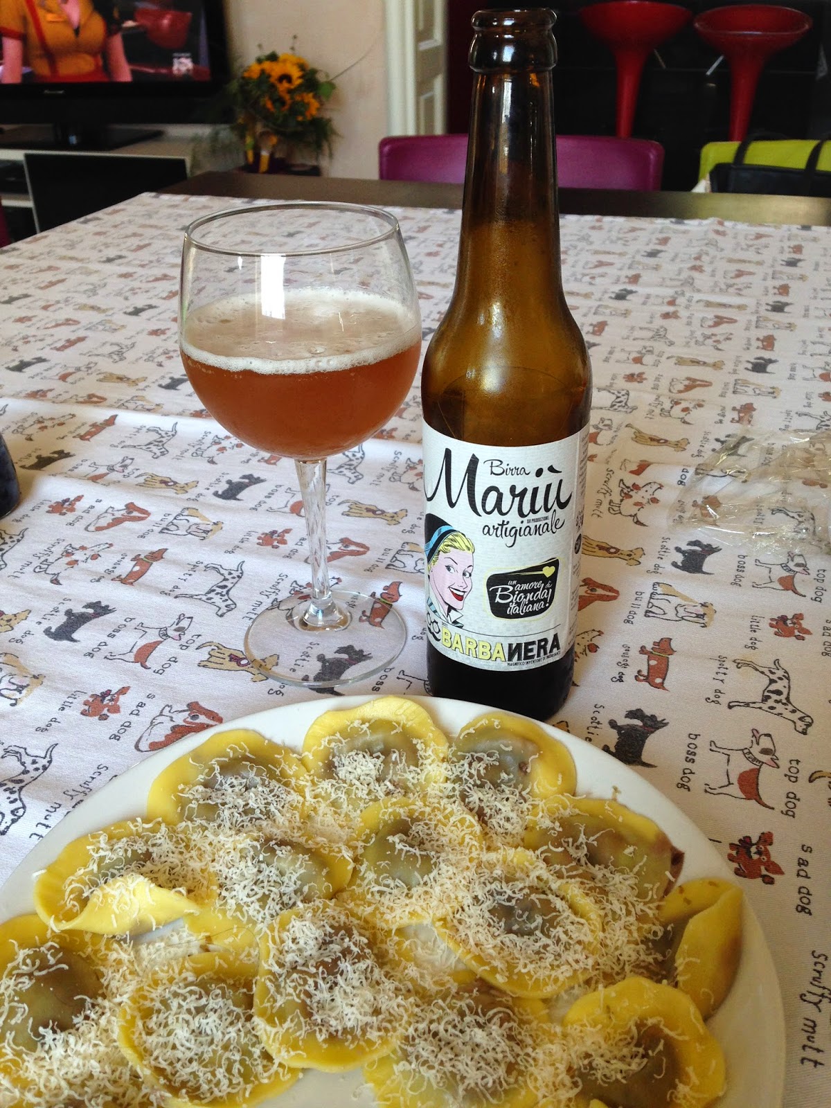 Senza bimby, ravioli al radicchio