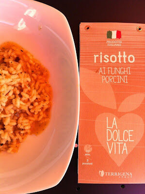 Senza bimby, risotto ai funghi porcini