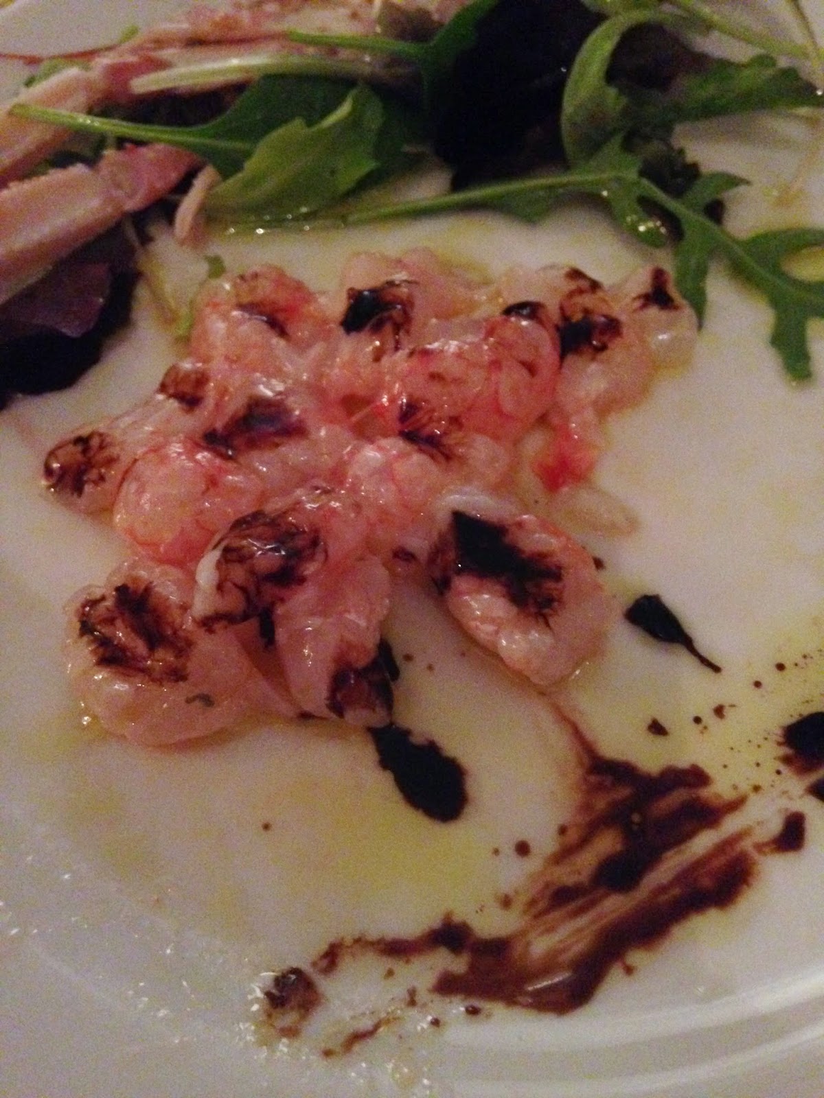 Senza bimby, scampi crudi