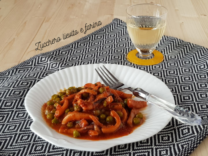 Seppia con piselli alla romagnola