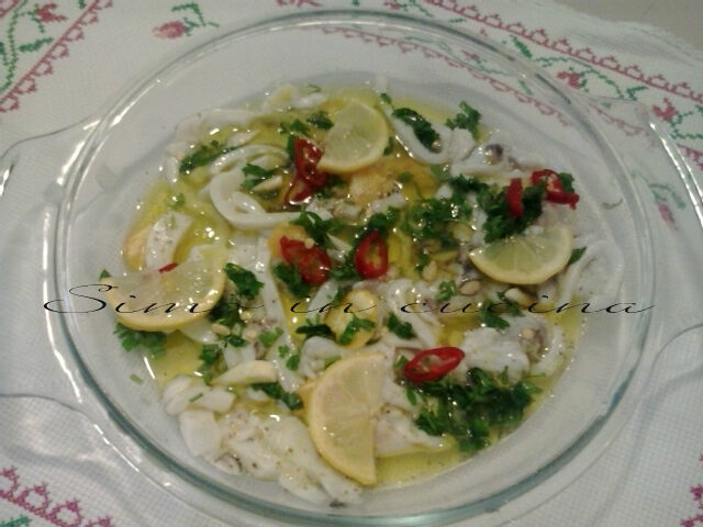 Seppia marinata