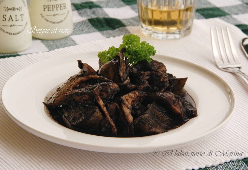 Seppie al nero con patate