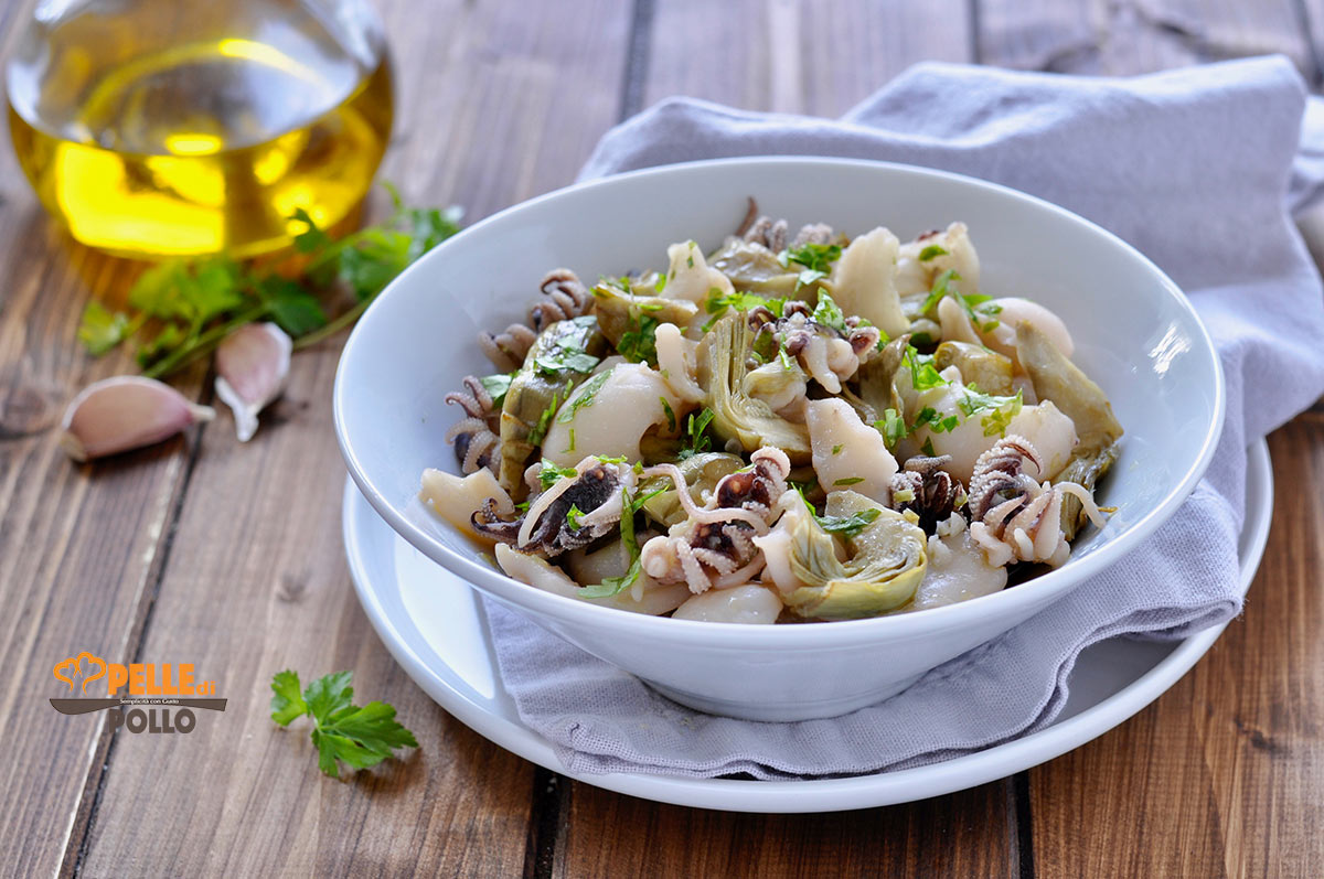 Seppie con carciofi