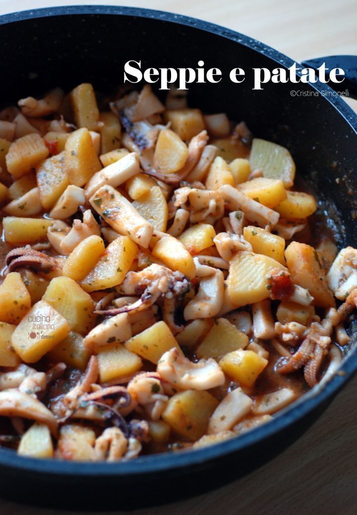 Seppie con patate, ricetta facile e velocissima!