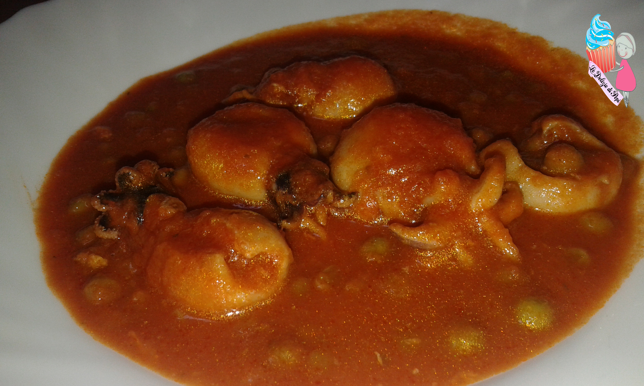 Seppie con piselli