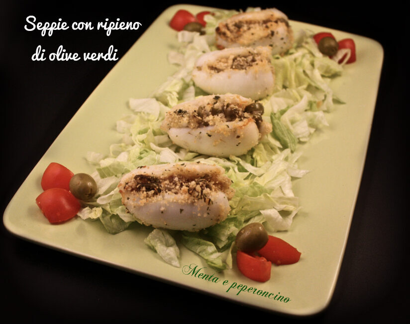 Seppie con ripieno di olive verdi