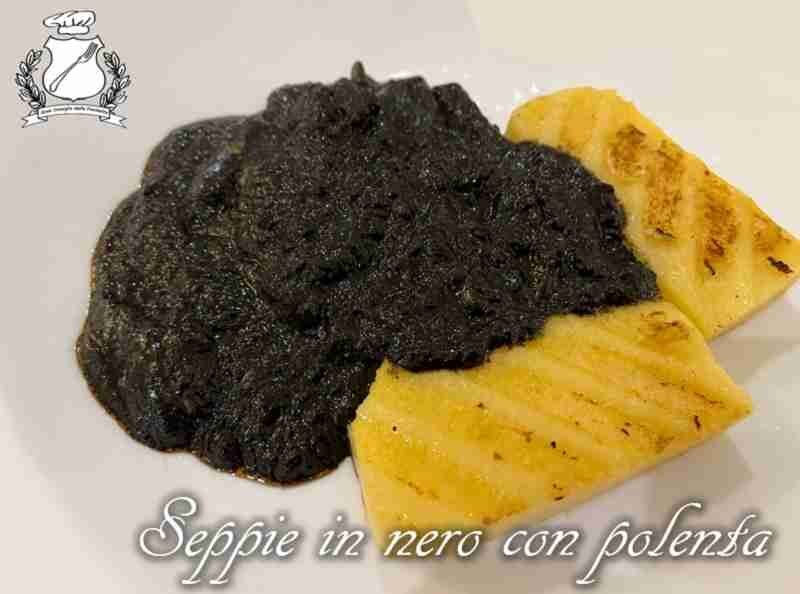 Seppie in nero con polenta