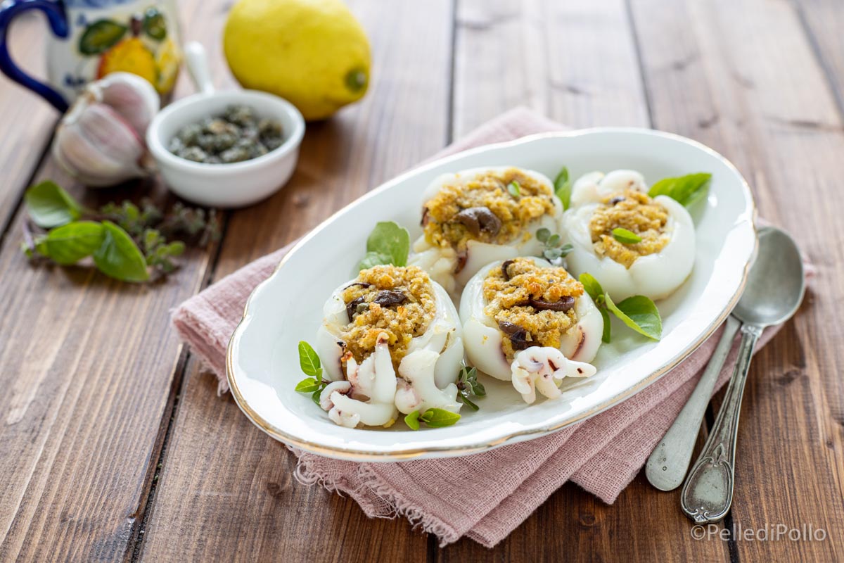 Seppie ripiene cotte al forno
