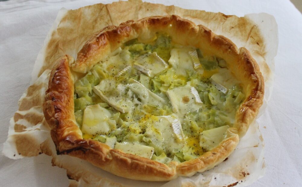 Sfoglia ai porri e brie (quando proprio non hai voglia di alzare un dito)