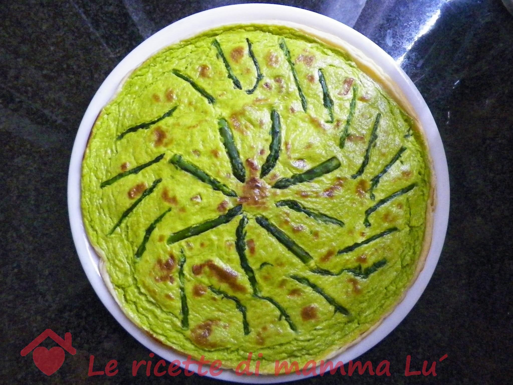 Sfoglia con crema di asparagi