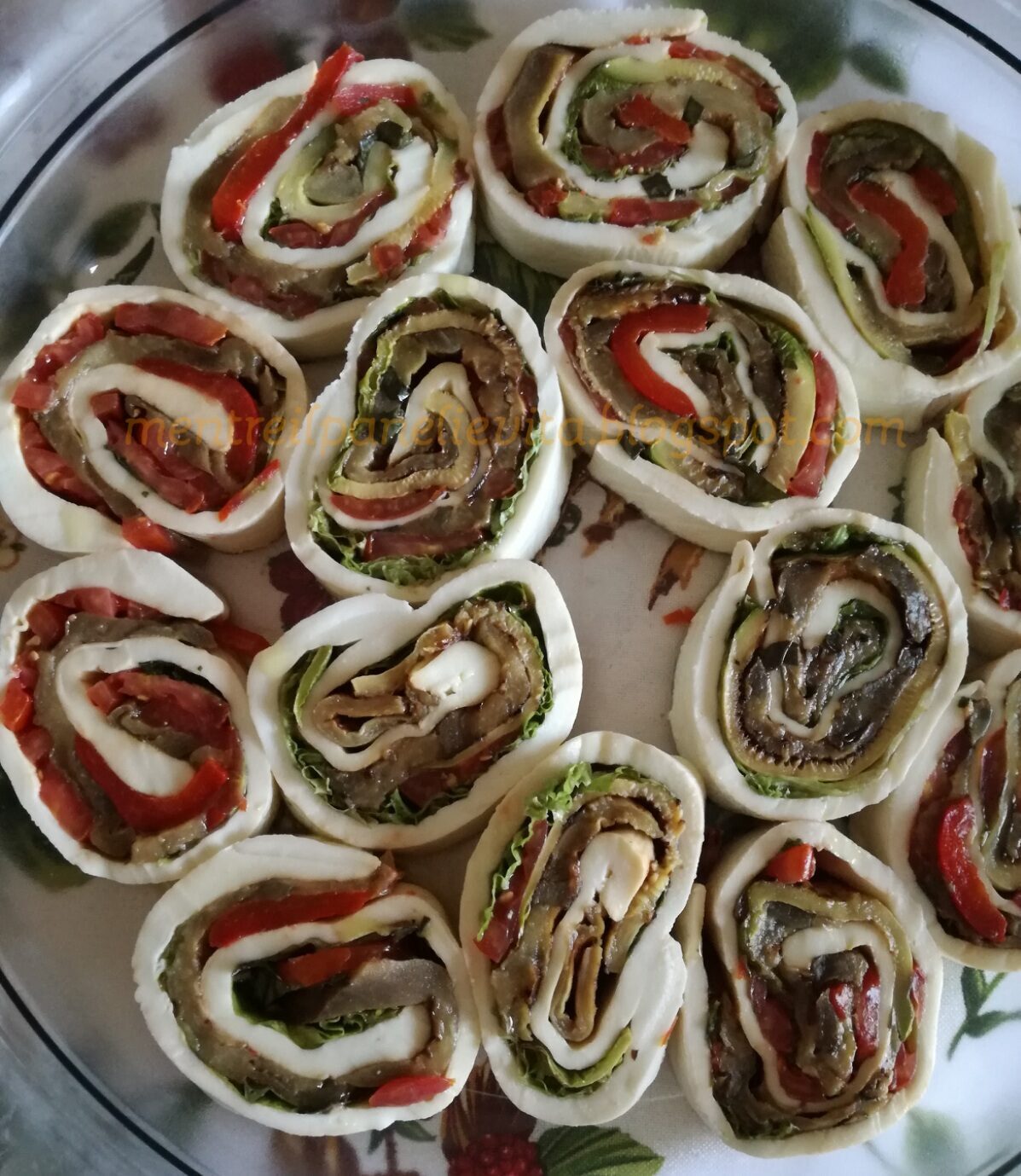 Sfoglia di mozzarella con verdure grigliate