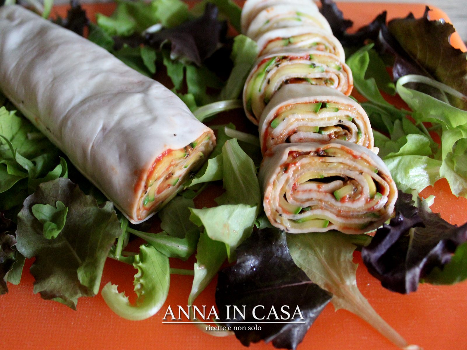 Sfoglia di mozzarella tricolore