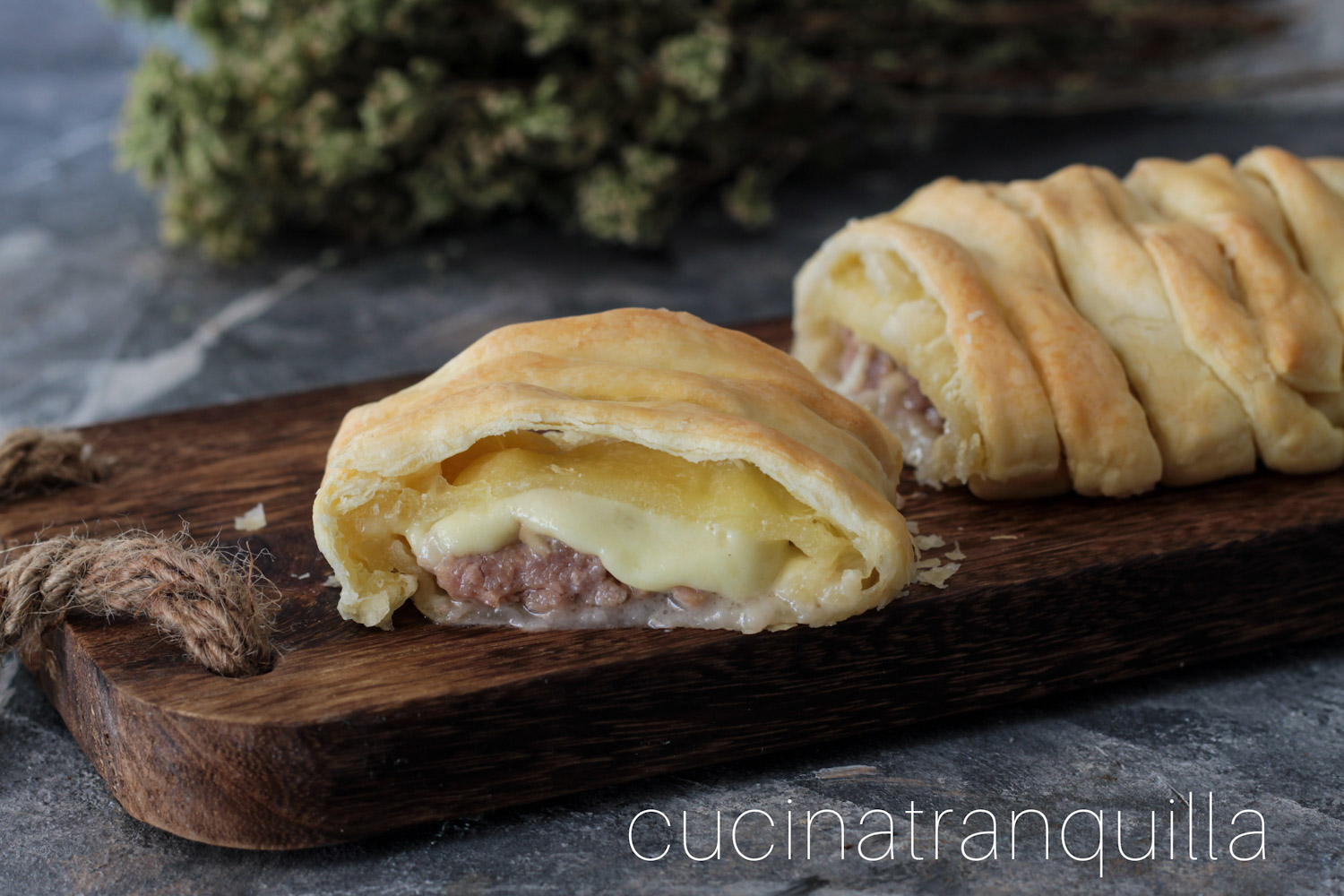 Sfoglia salsiccia e funghi