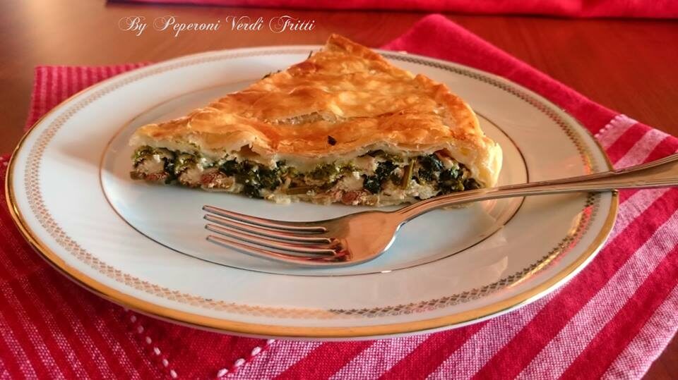 Sfogliata con cime di rapa ricotta e tonno