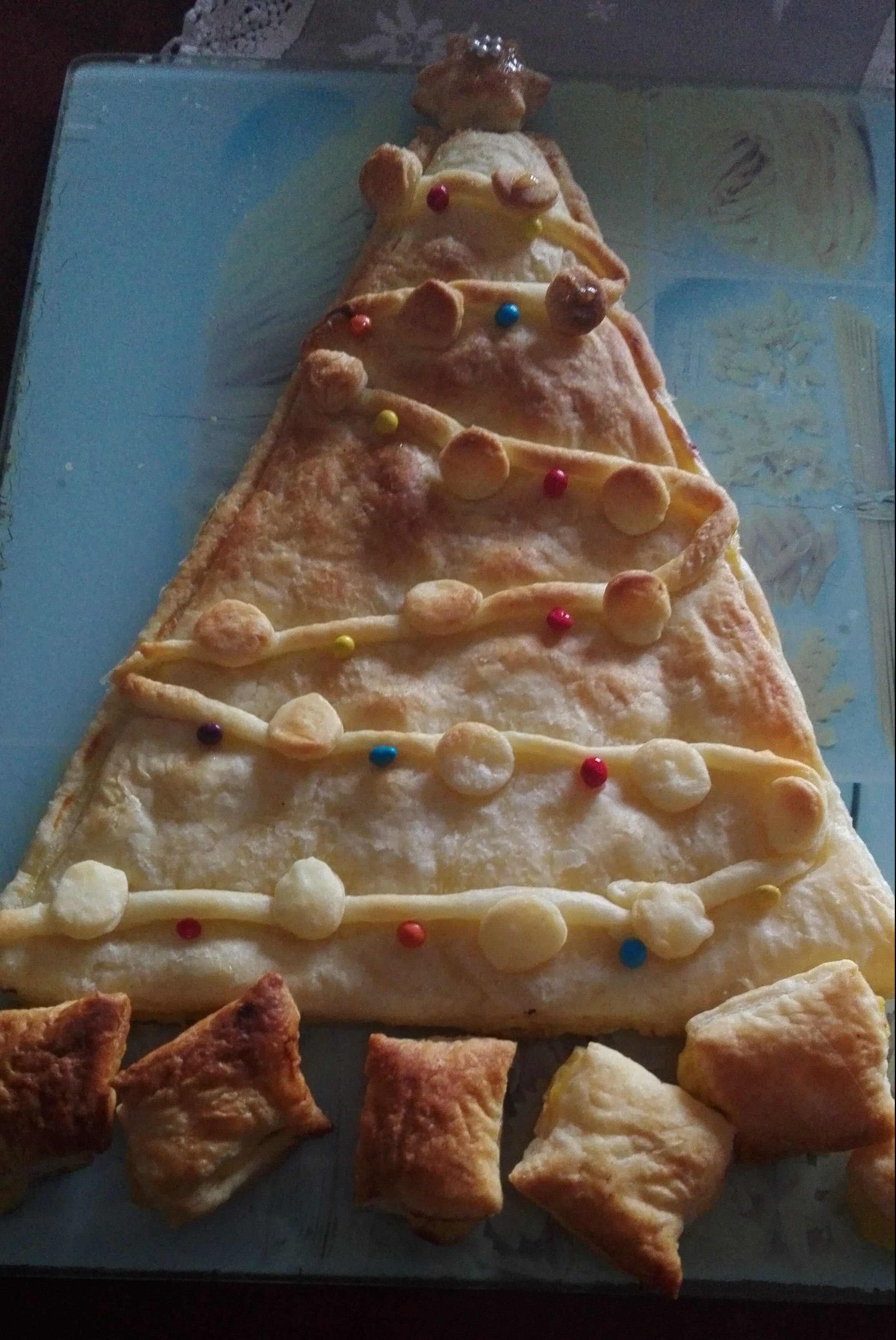 Sfogliata con crema di natale