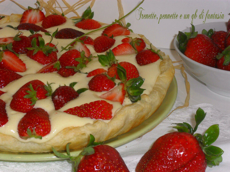 Sfogliata di fragole e mascarpone